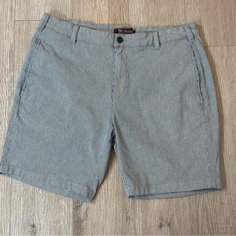 34 Heritage Chino Style Pinstripe Shorts Size 40